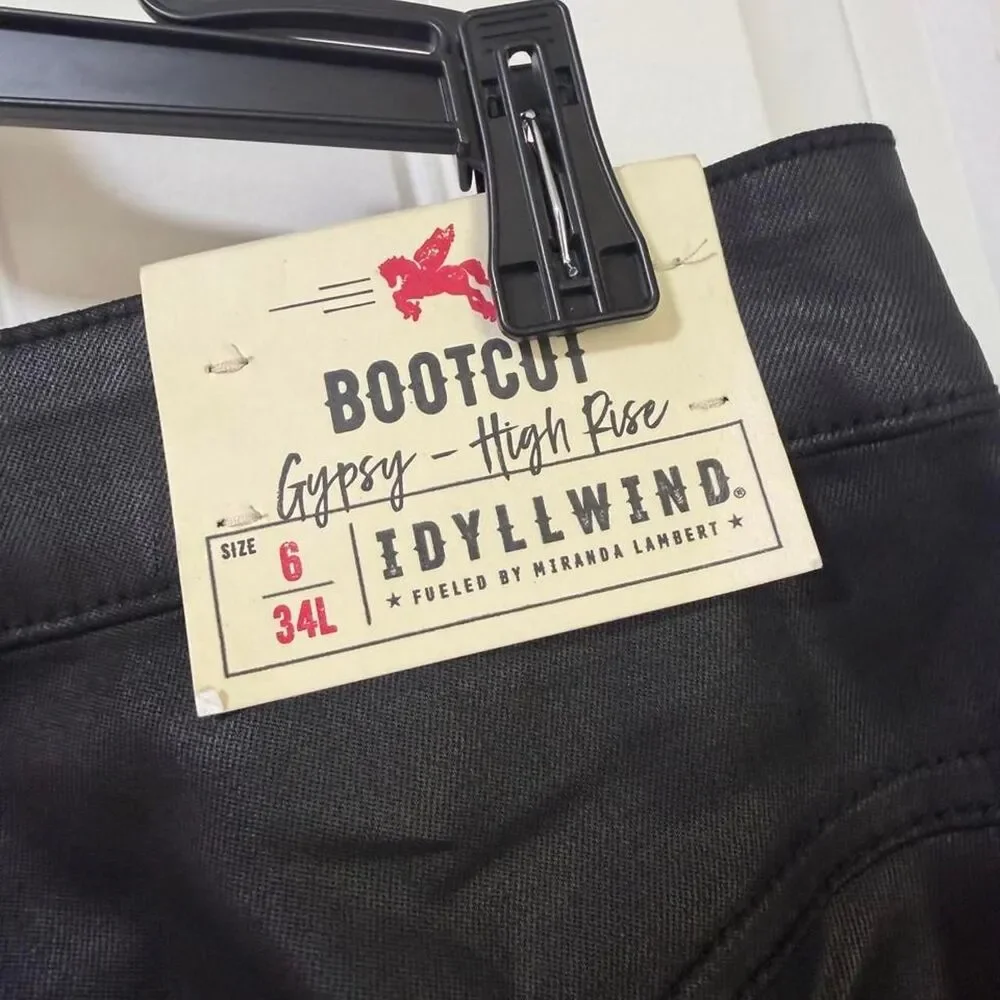 Idyllwind Women's Black Leather Pants